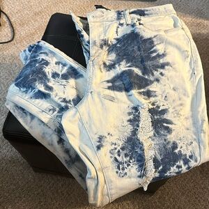 Stone wash jeans